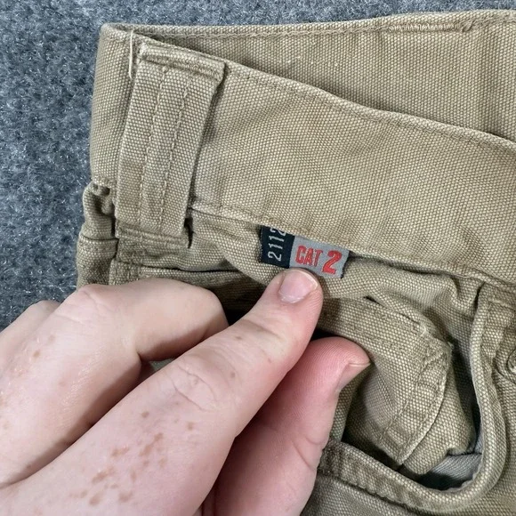 Carhartt FR Pants Mens 34x34 (Fits 32x32) 2112 Cat 2 Flame Resistant 104204 - Picture 6 of 16